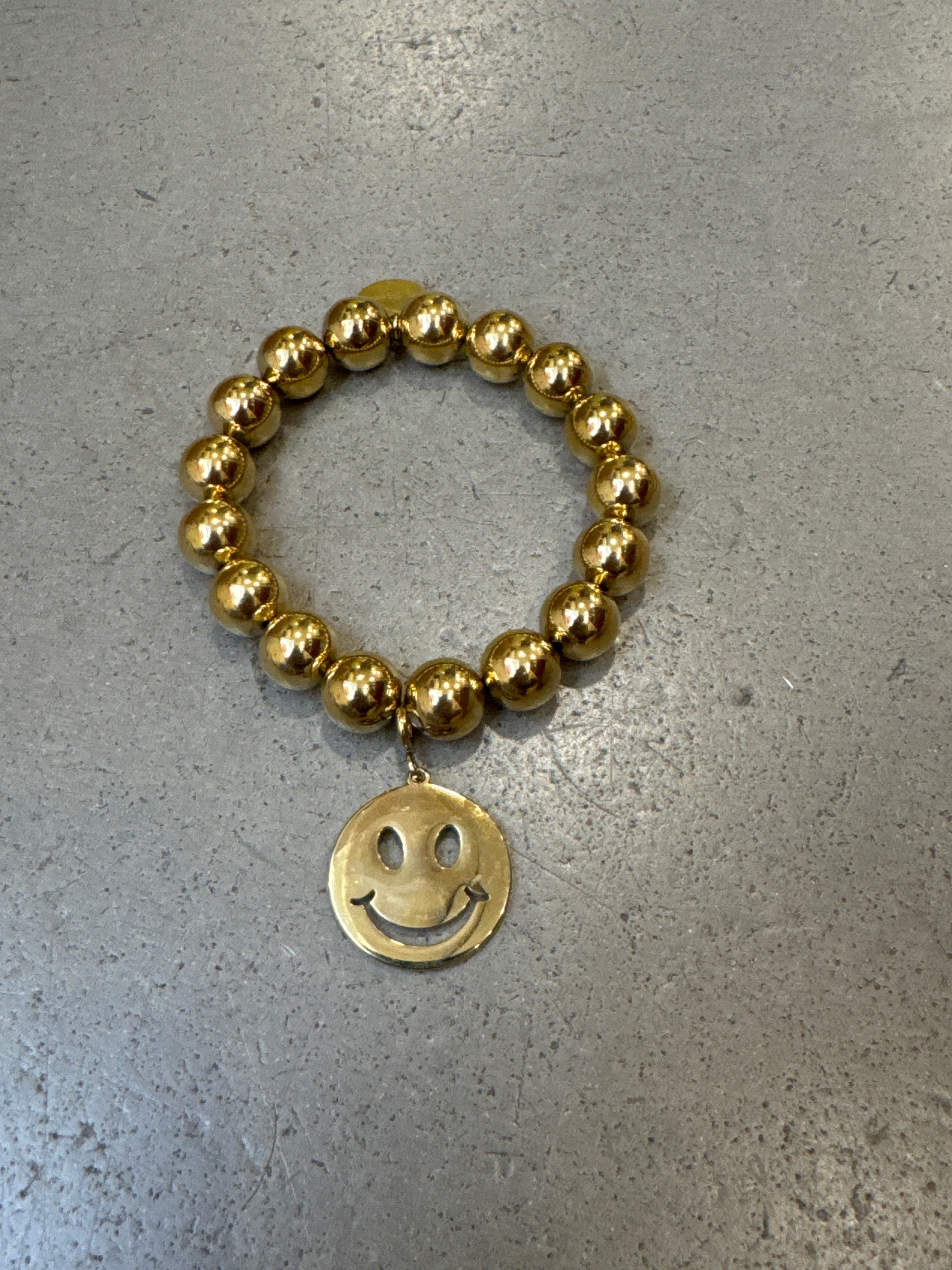 Armband Smiley Gold