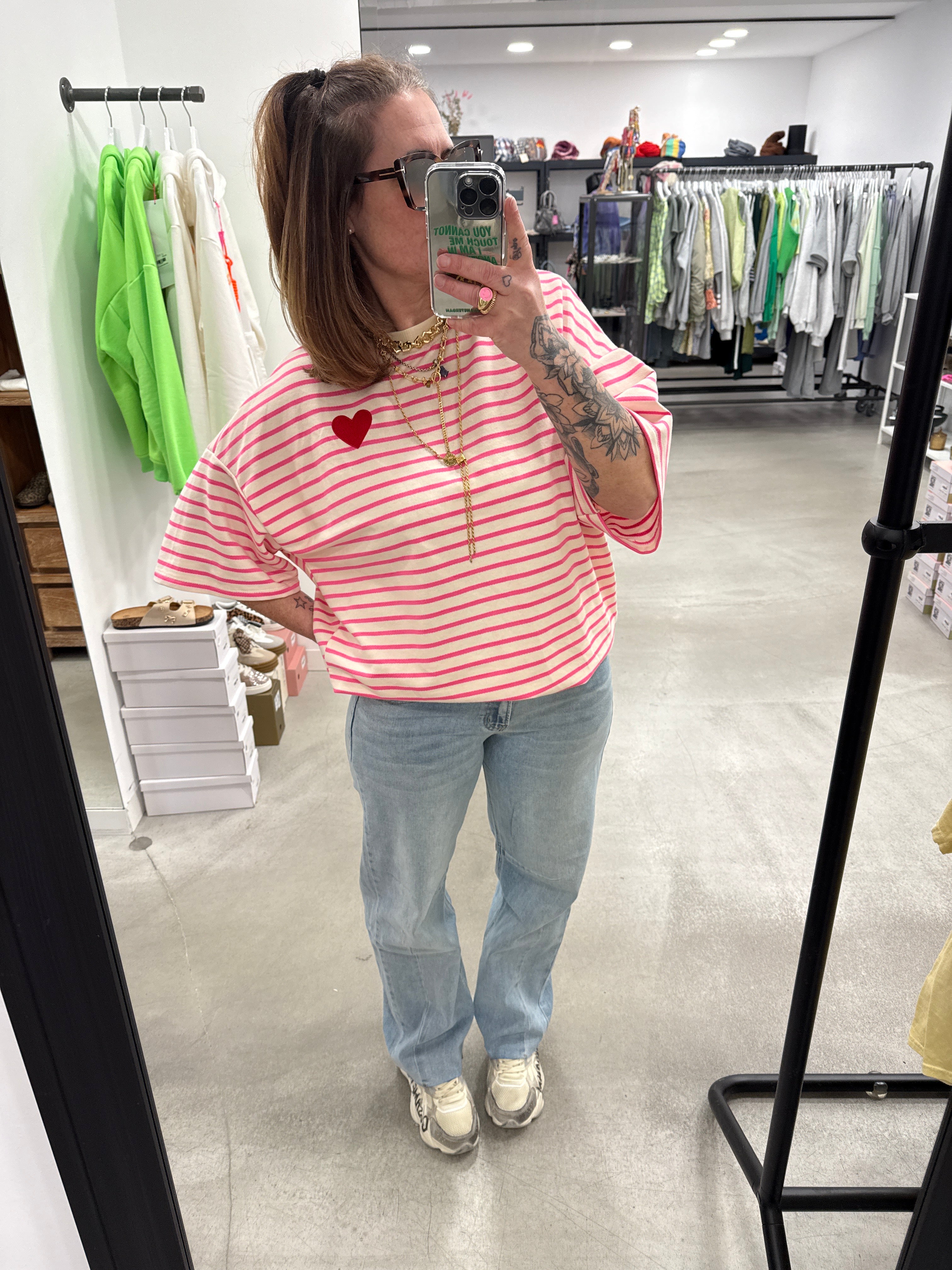 T-Shirt Stripe Heart