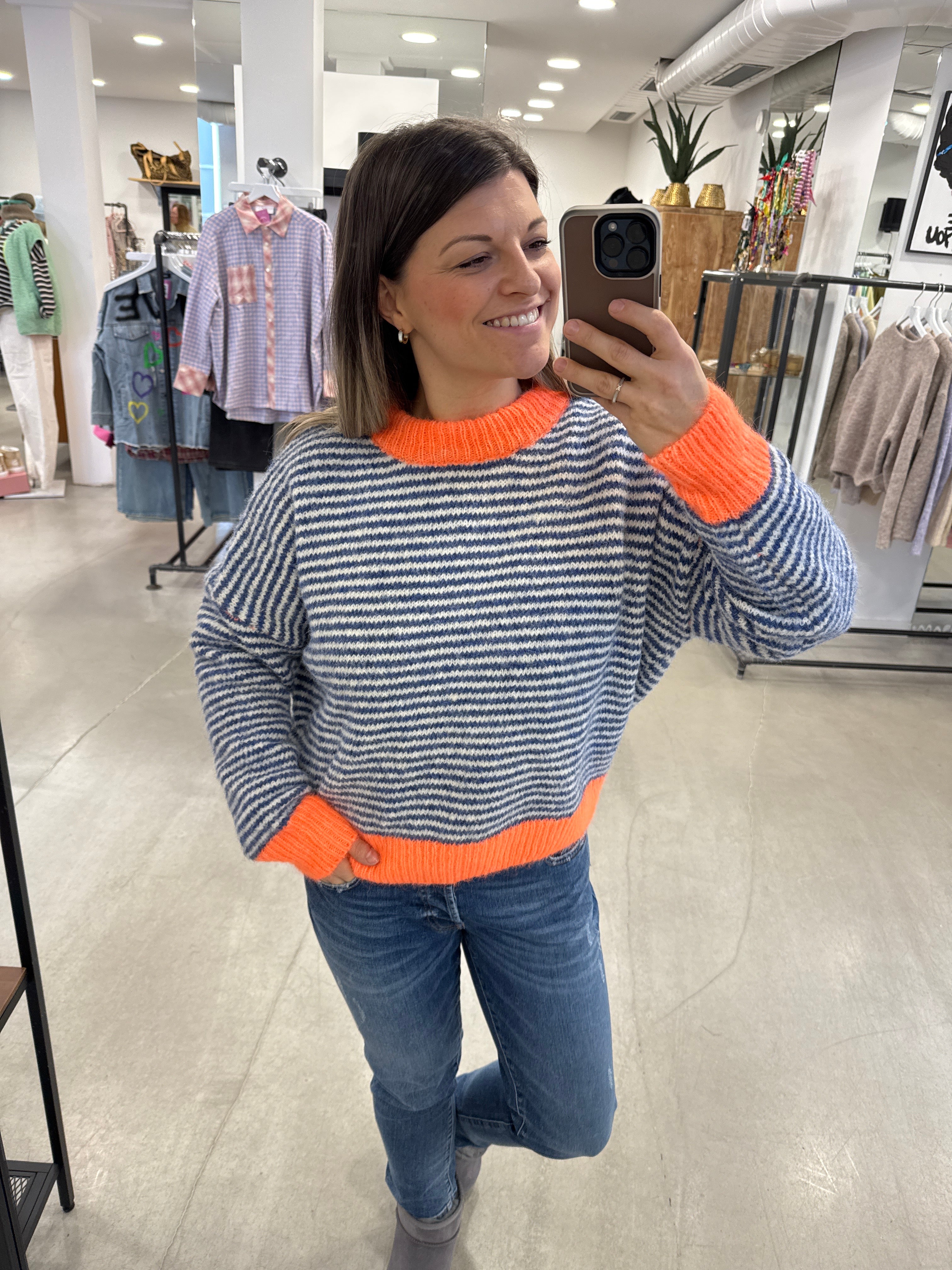 Pullover Azur Orange