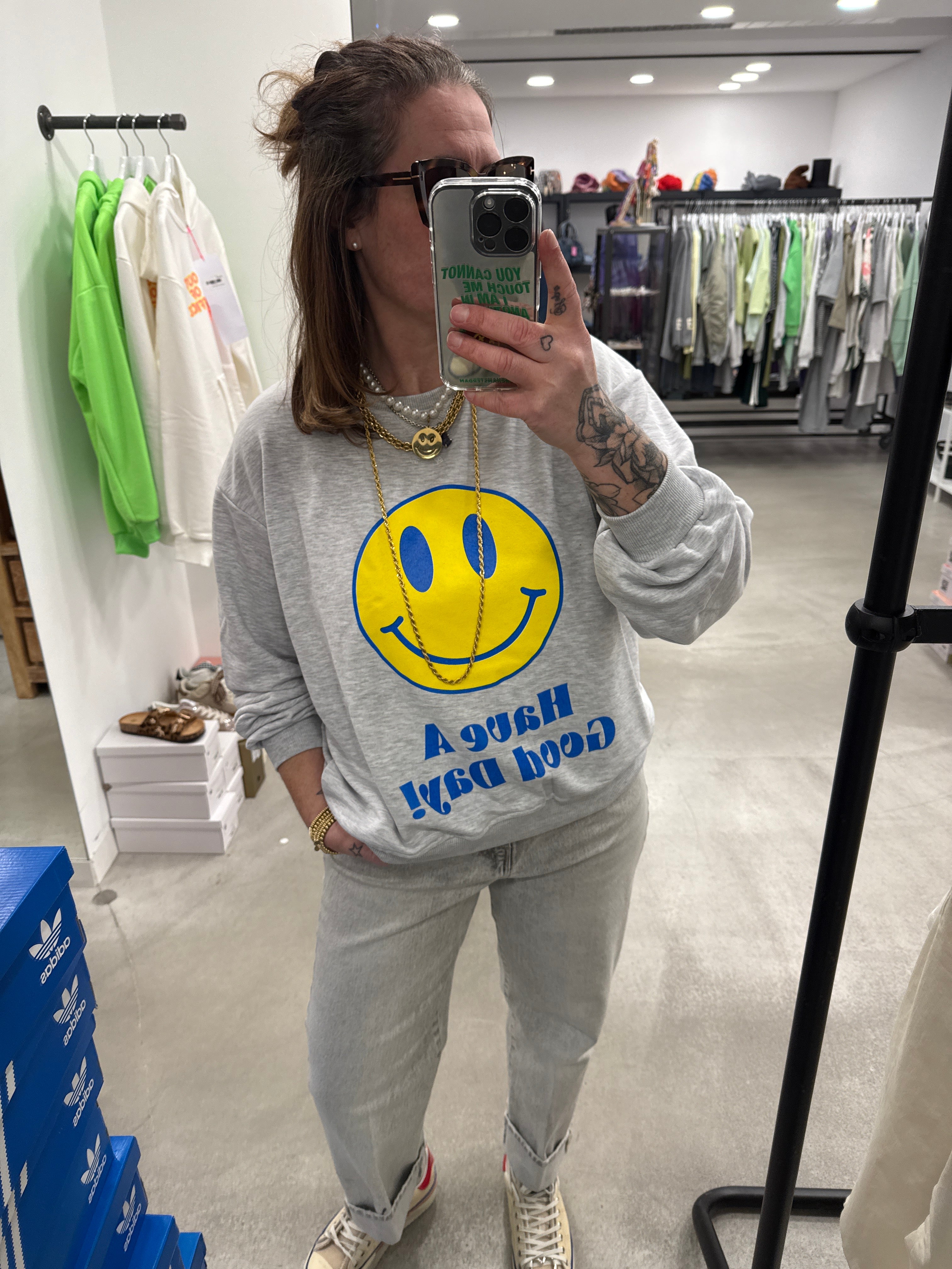 Pullover Smiley Have good day