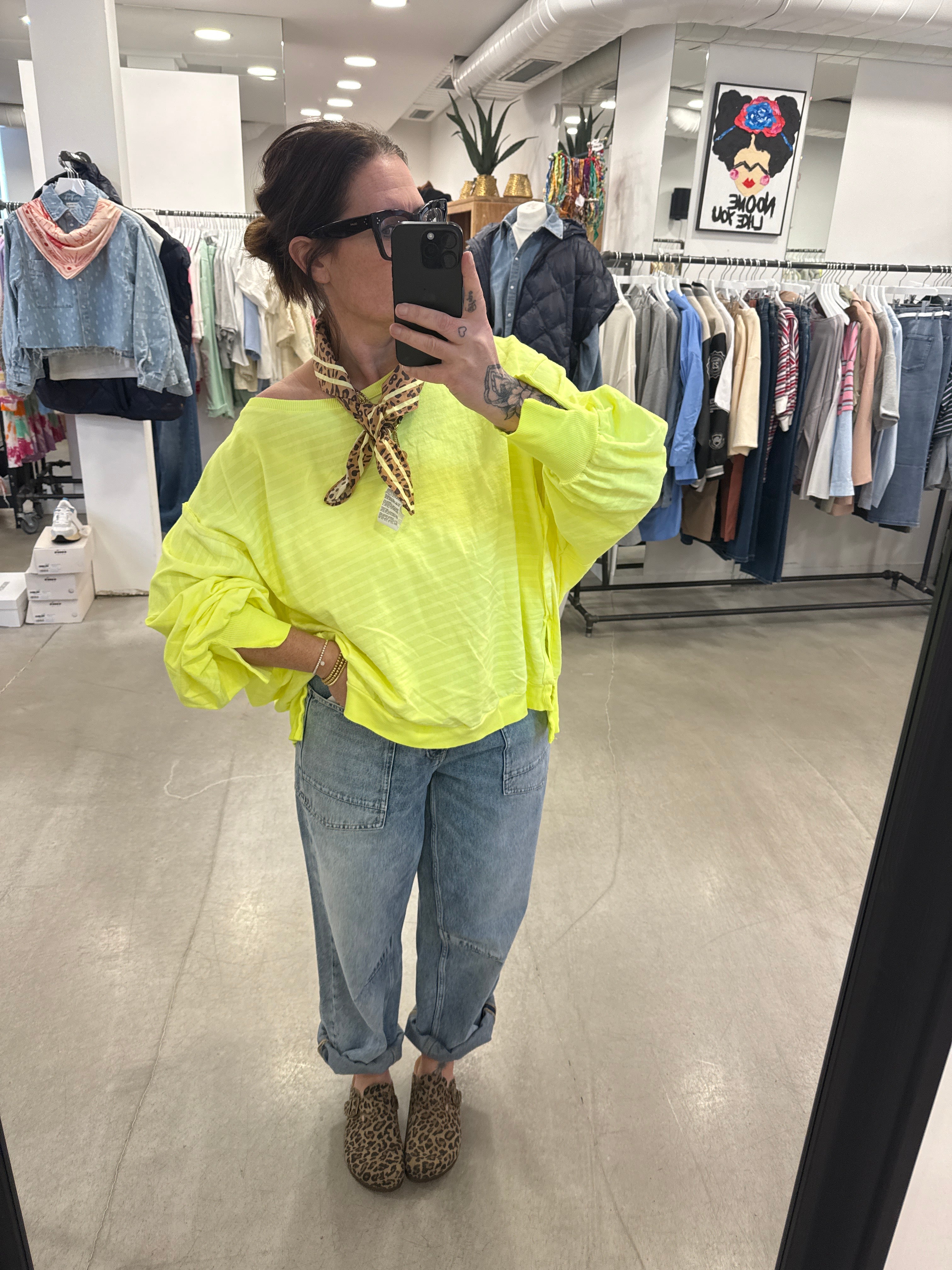 Pullover Neon Stripe