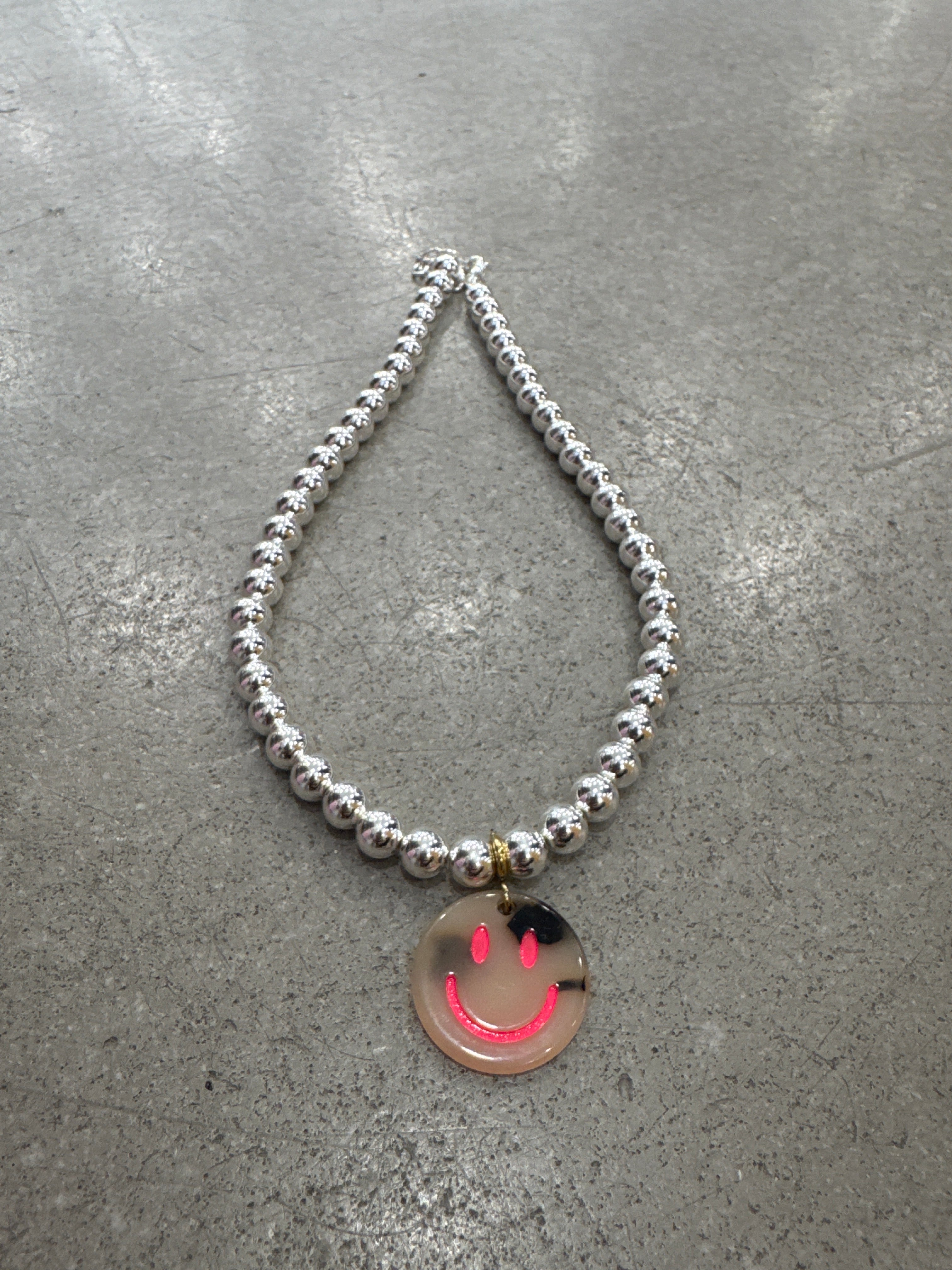 Kette Smiley Pink