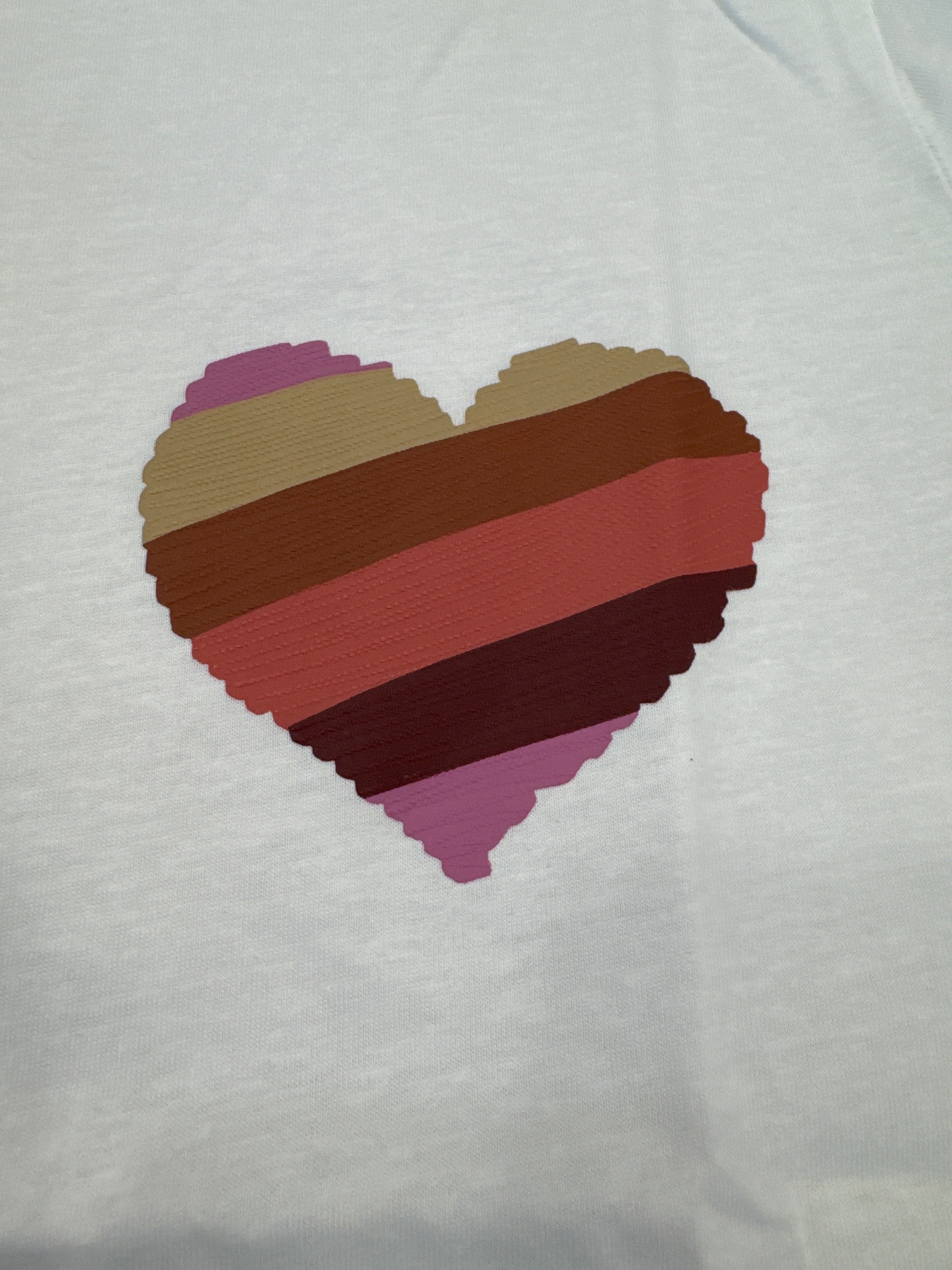 T-Shirt Colour Herz