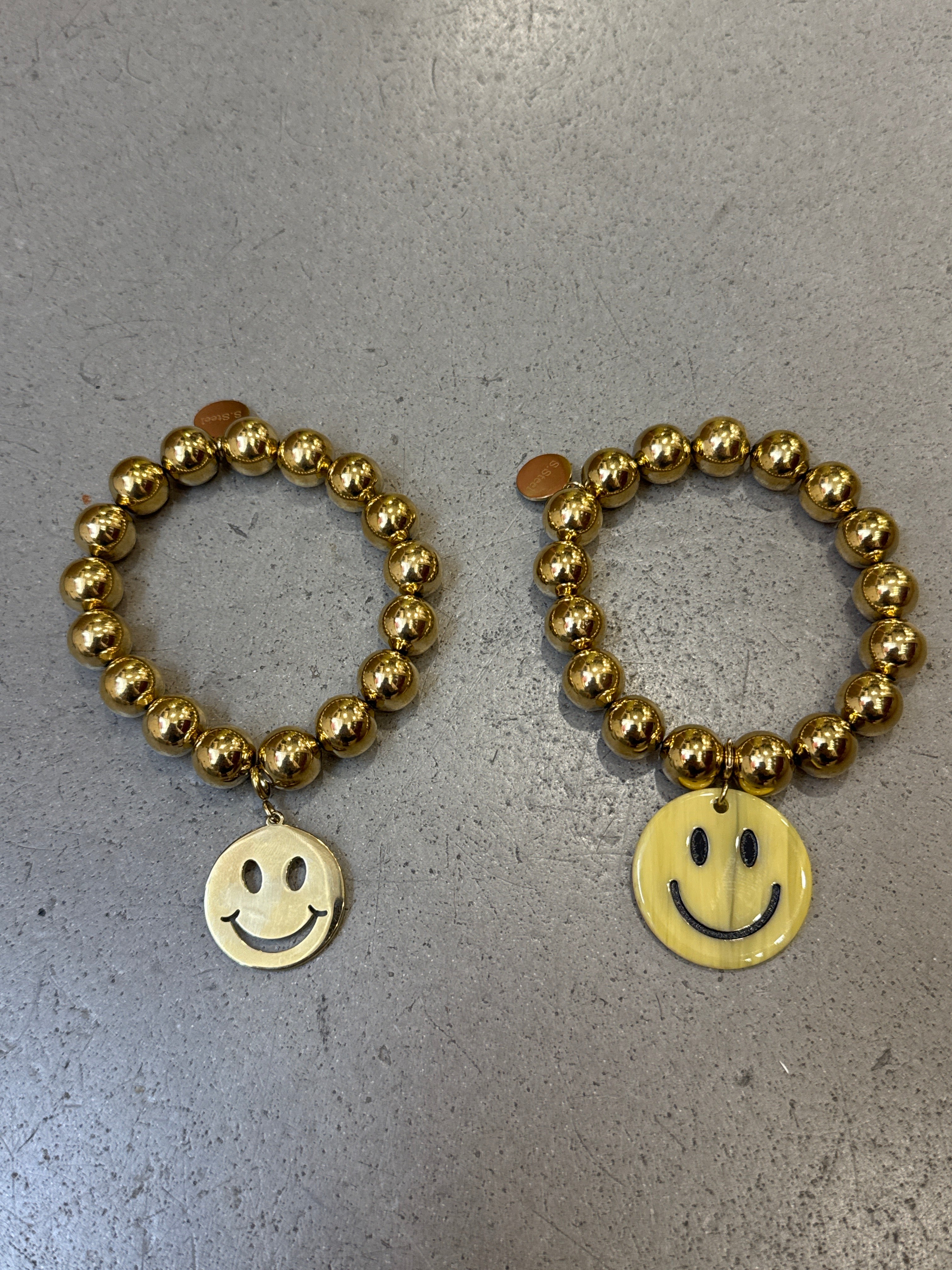 Armband Smiley Gold