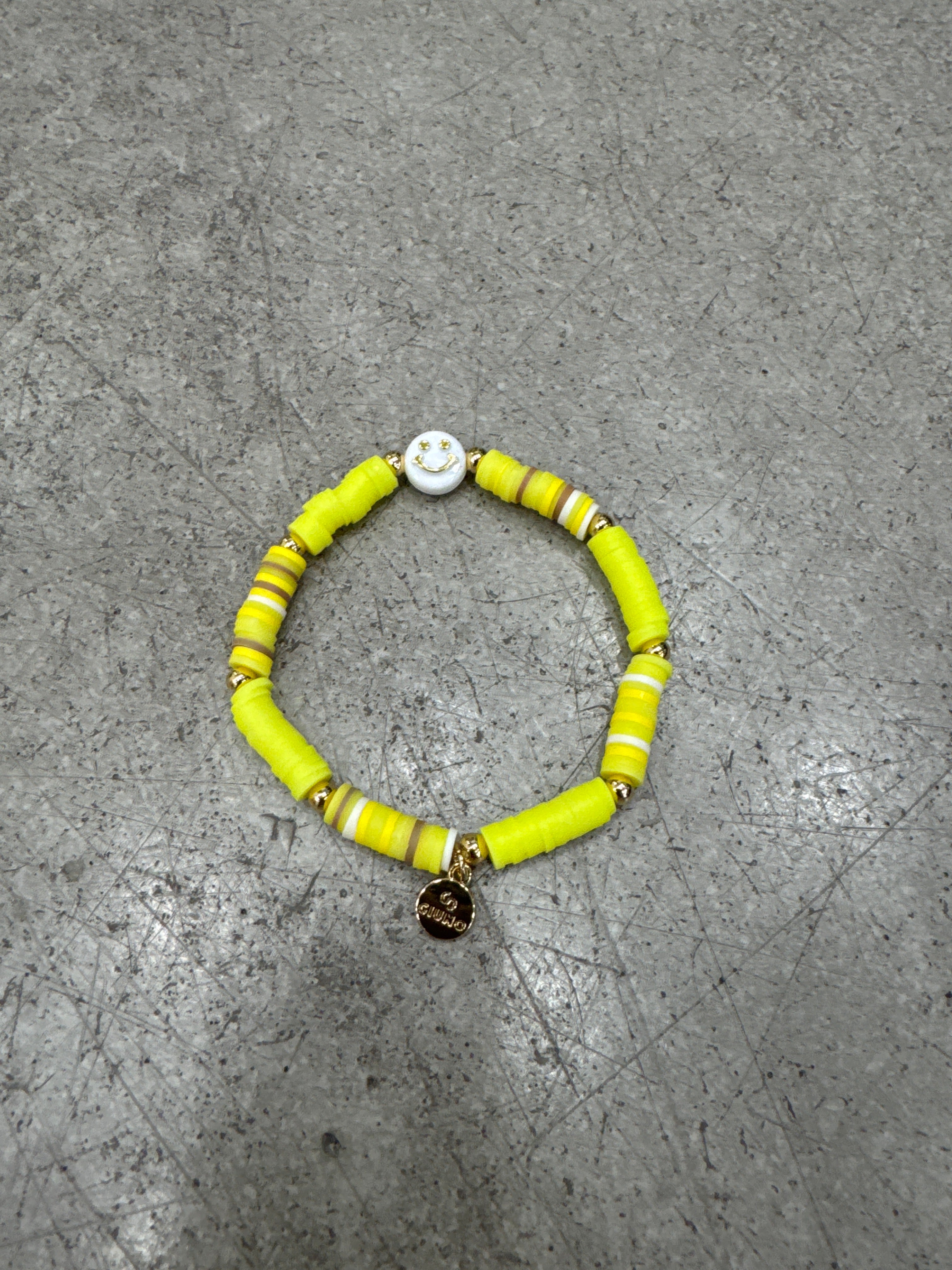 Armband Smiley bunt