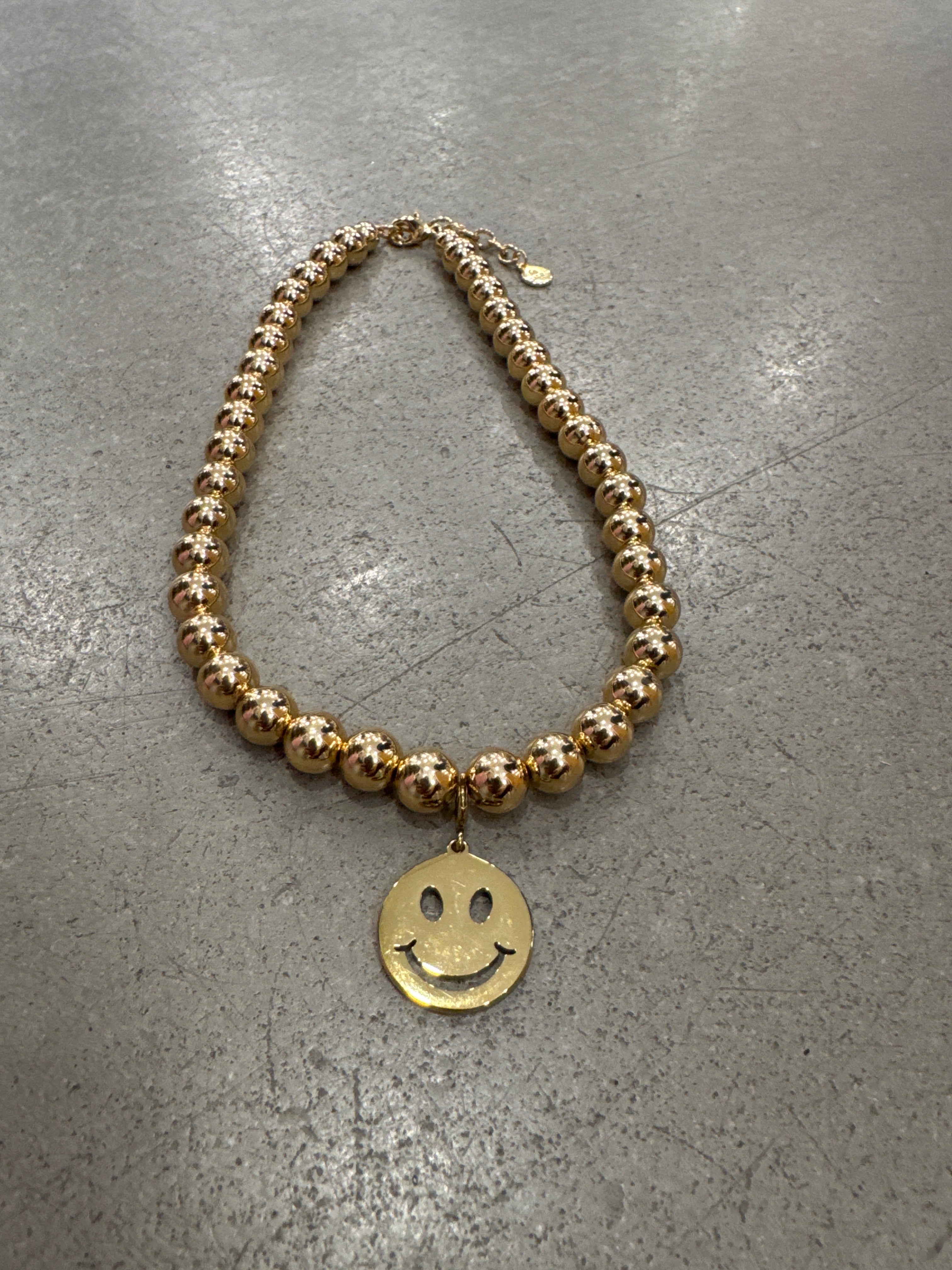 Kette Smiley Gold