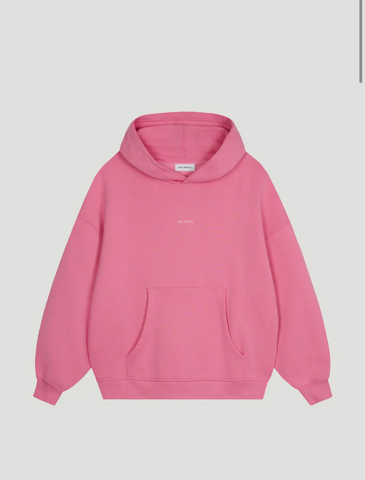 Hoodie Oh April Deep Pink