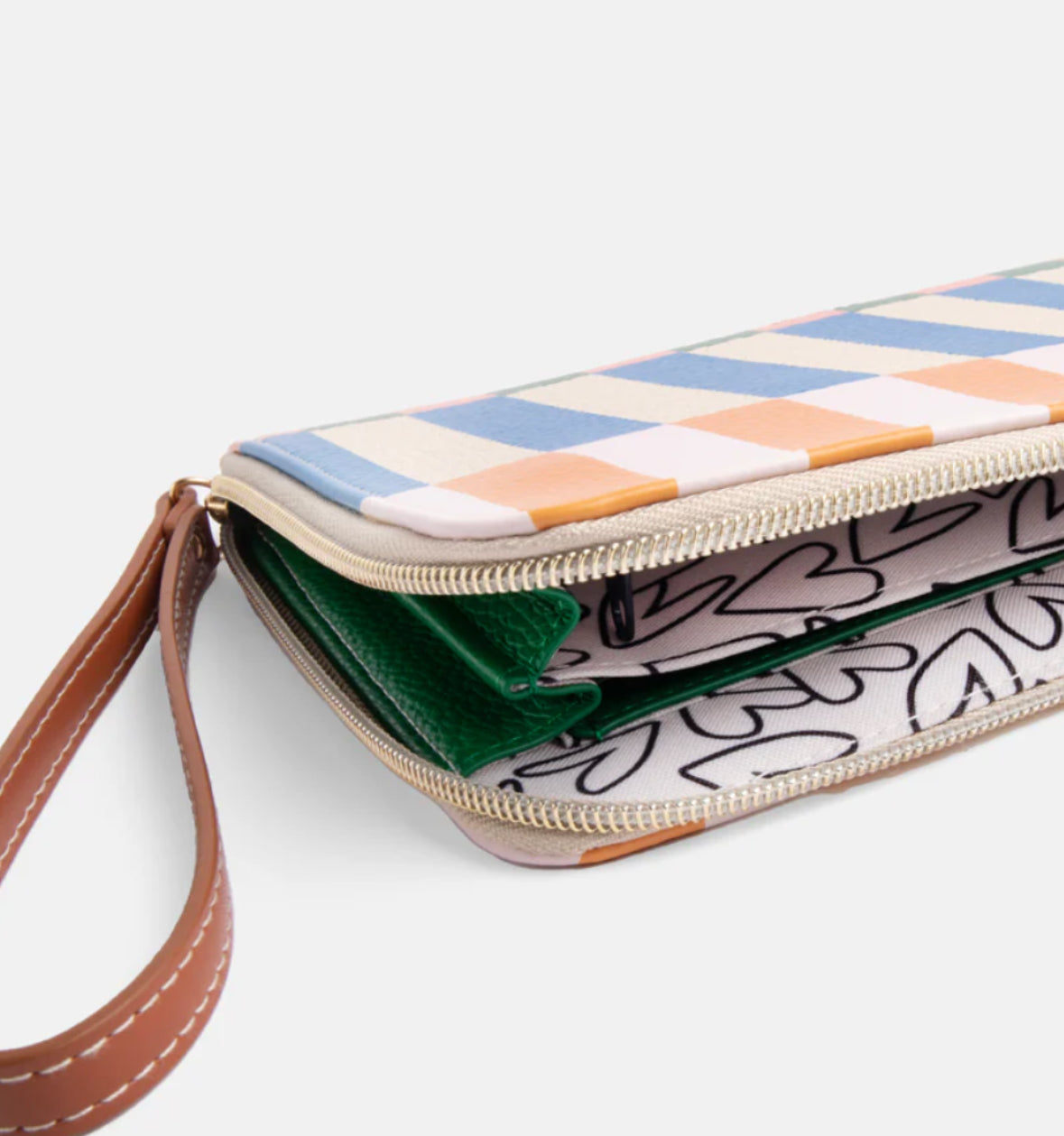 Multi Stripe Travel Pouch