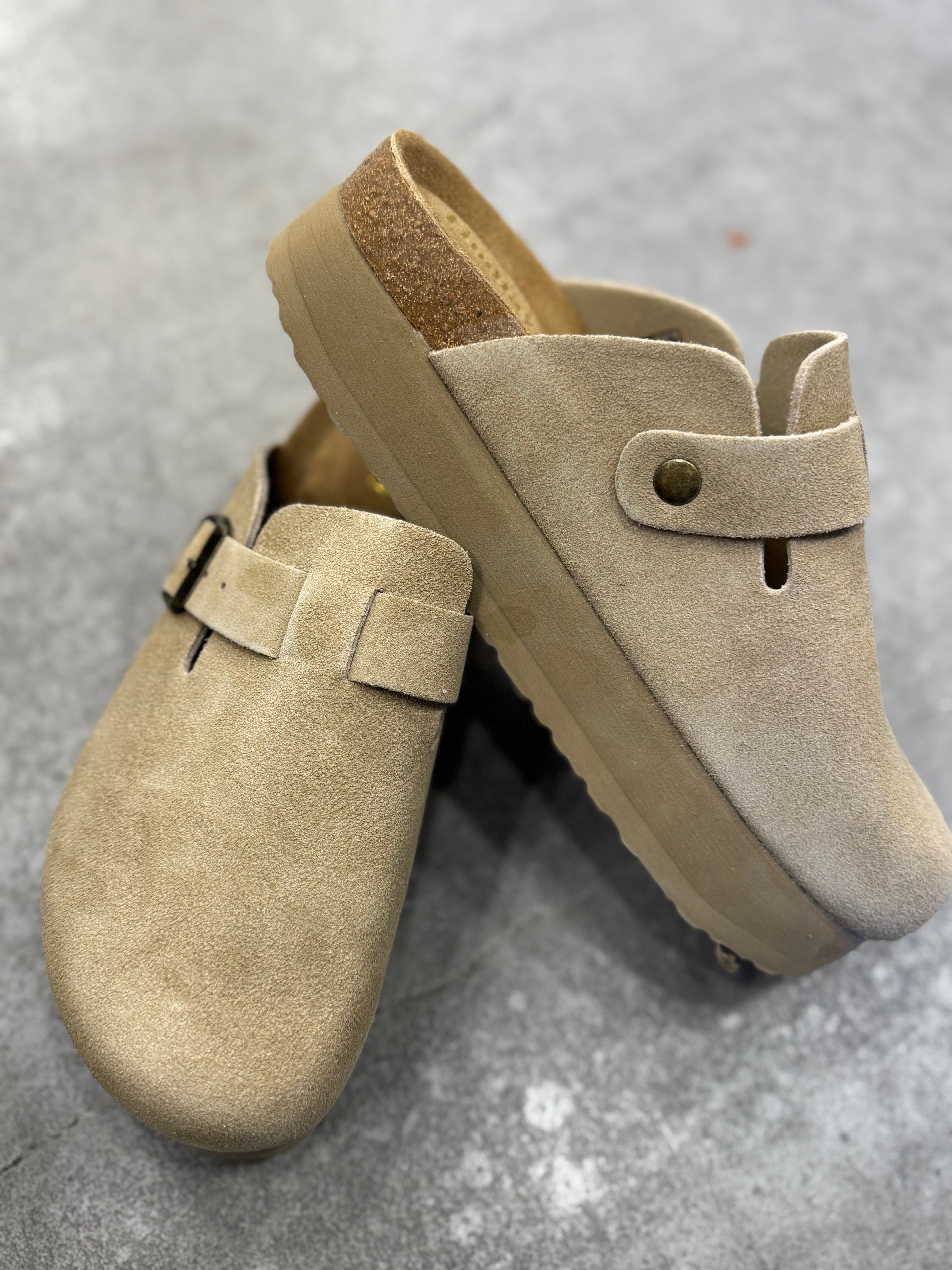 Schuhe Clogs Plateau