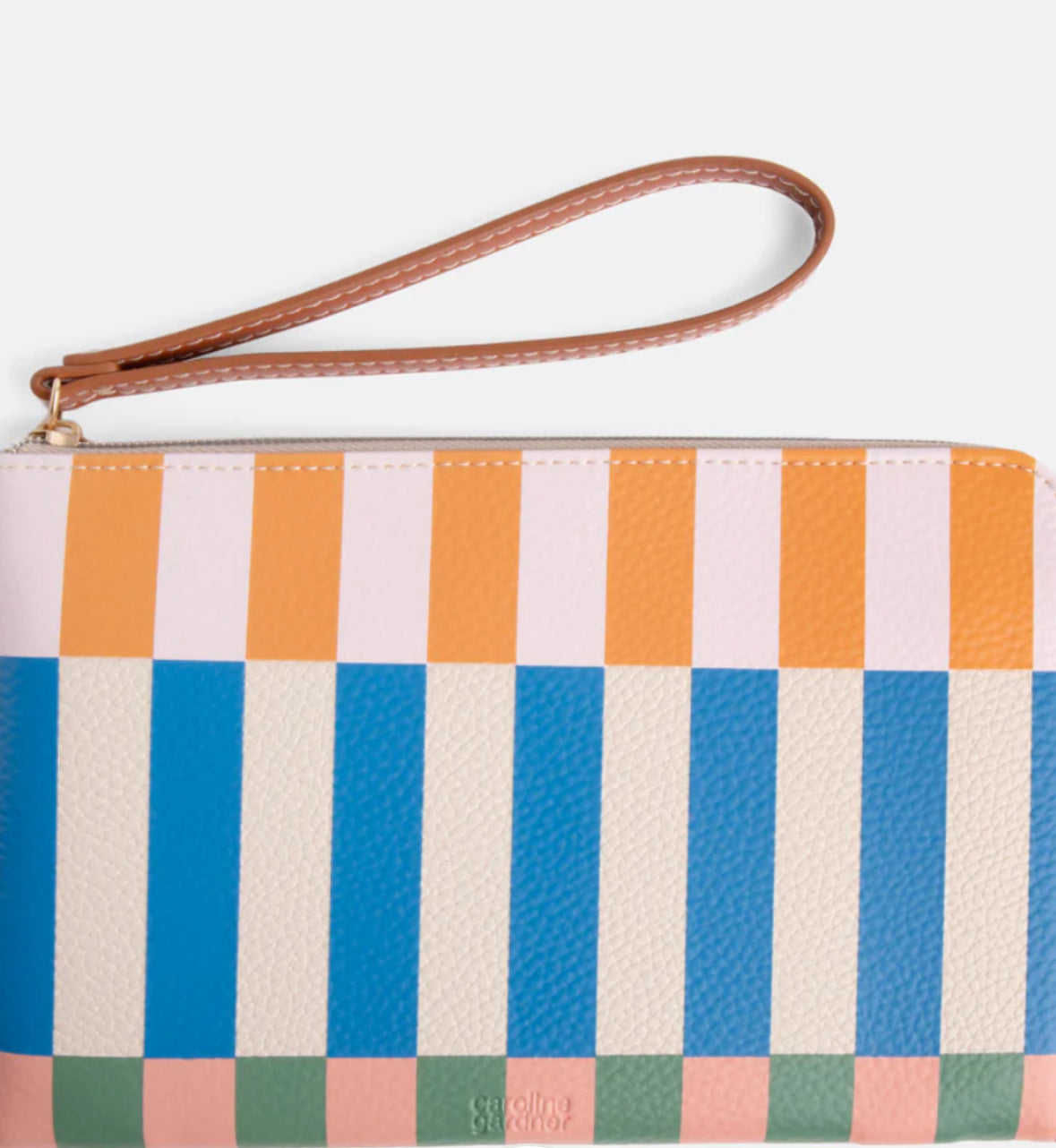 Multi Stripe Travel Pouch