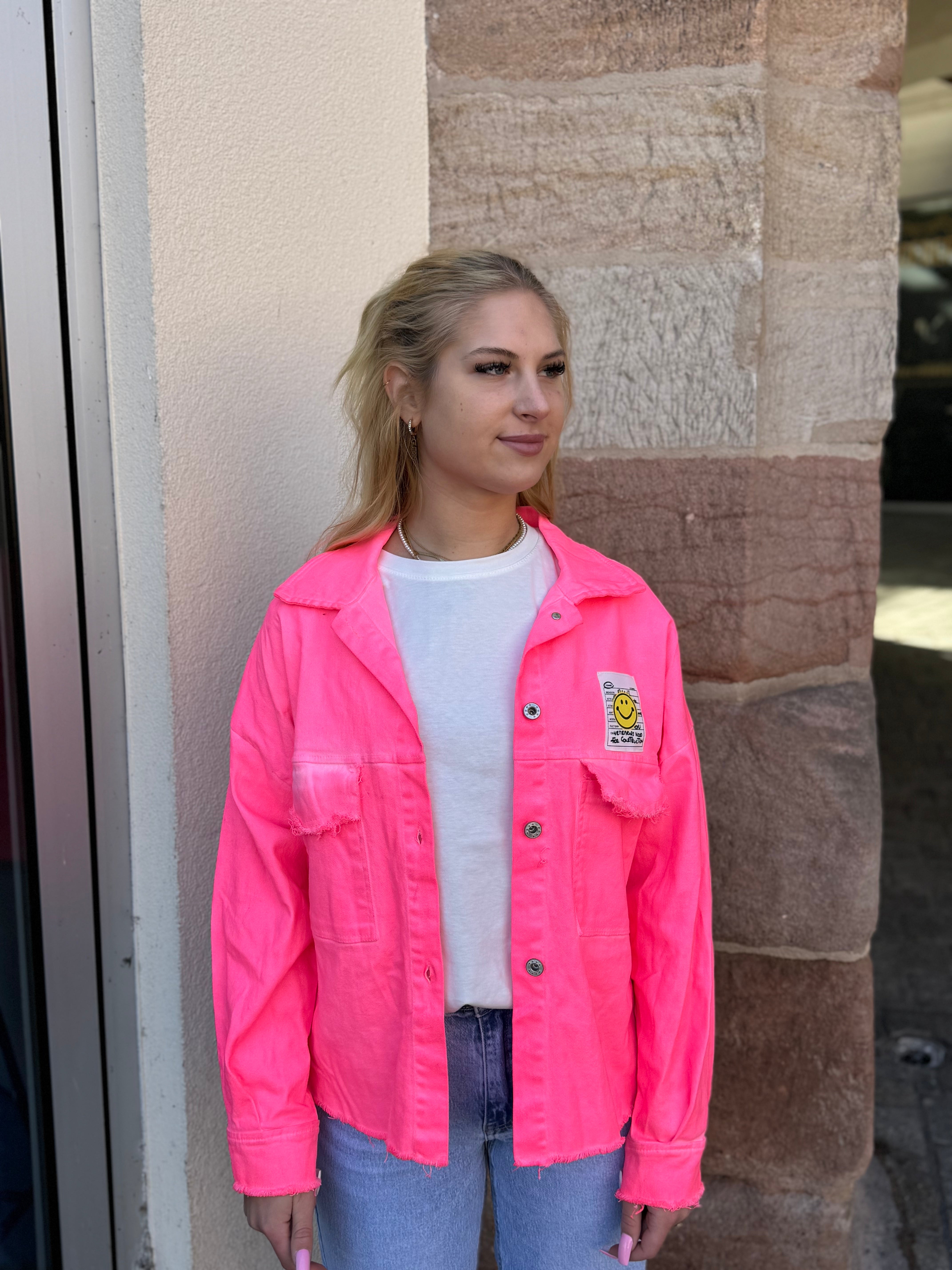 Jacke Smiley Neon