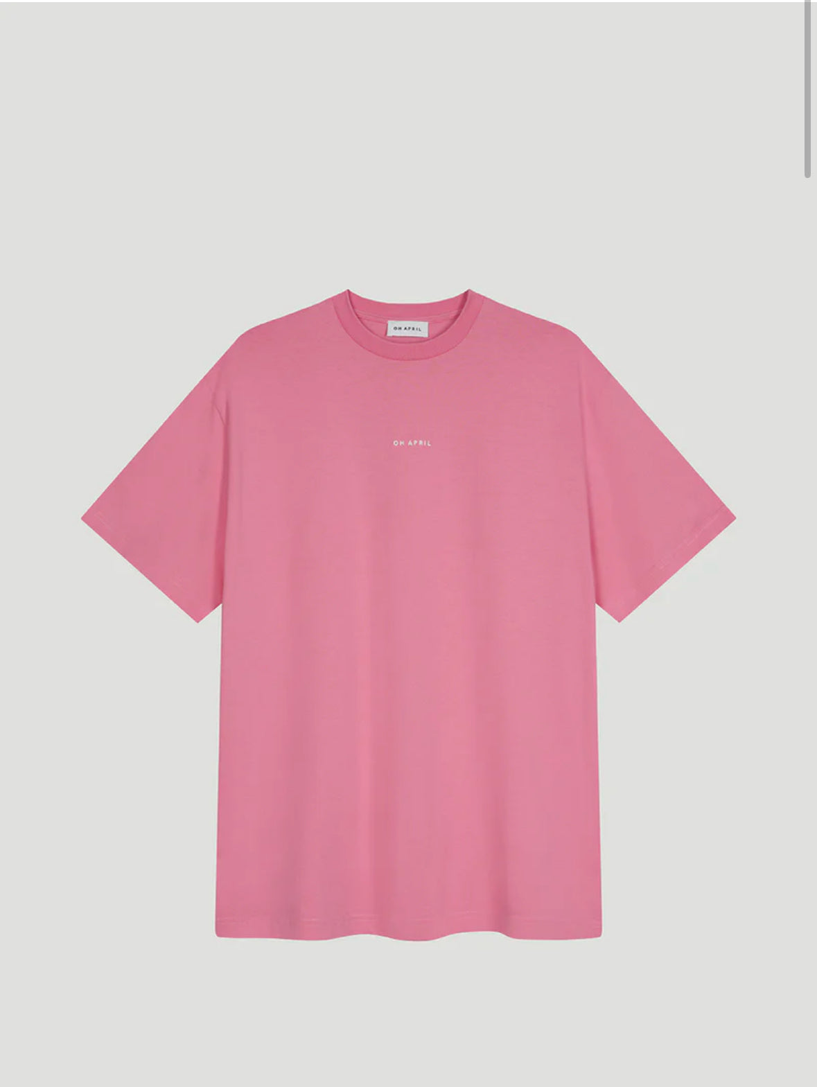 T-Shirt Boyfriend Oh April Pink