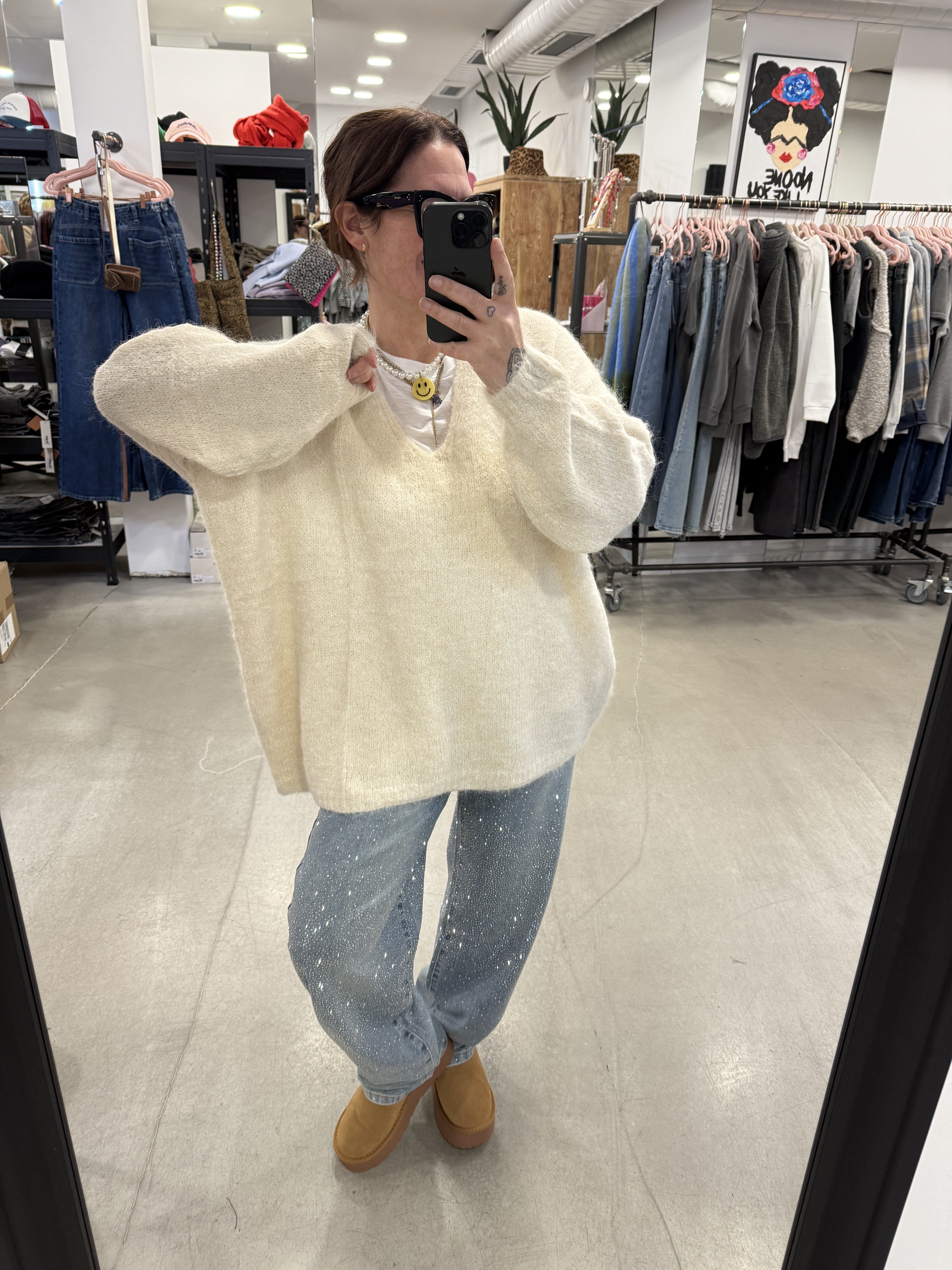 Pullover Oversize Creme