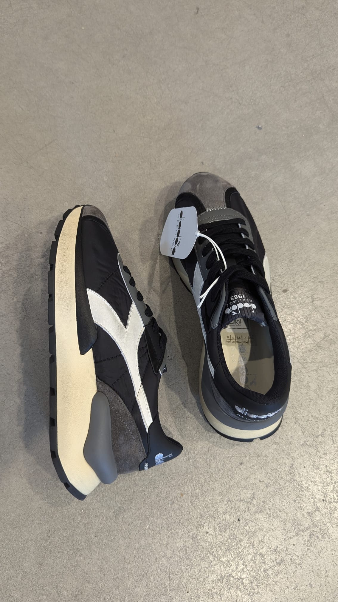 Schuhe Diadora Runners black