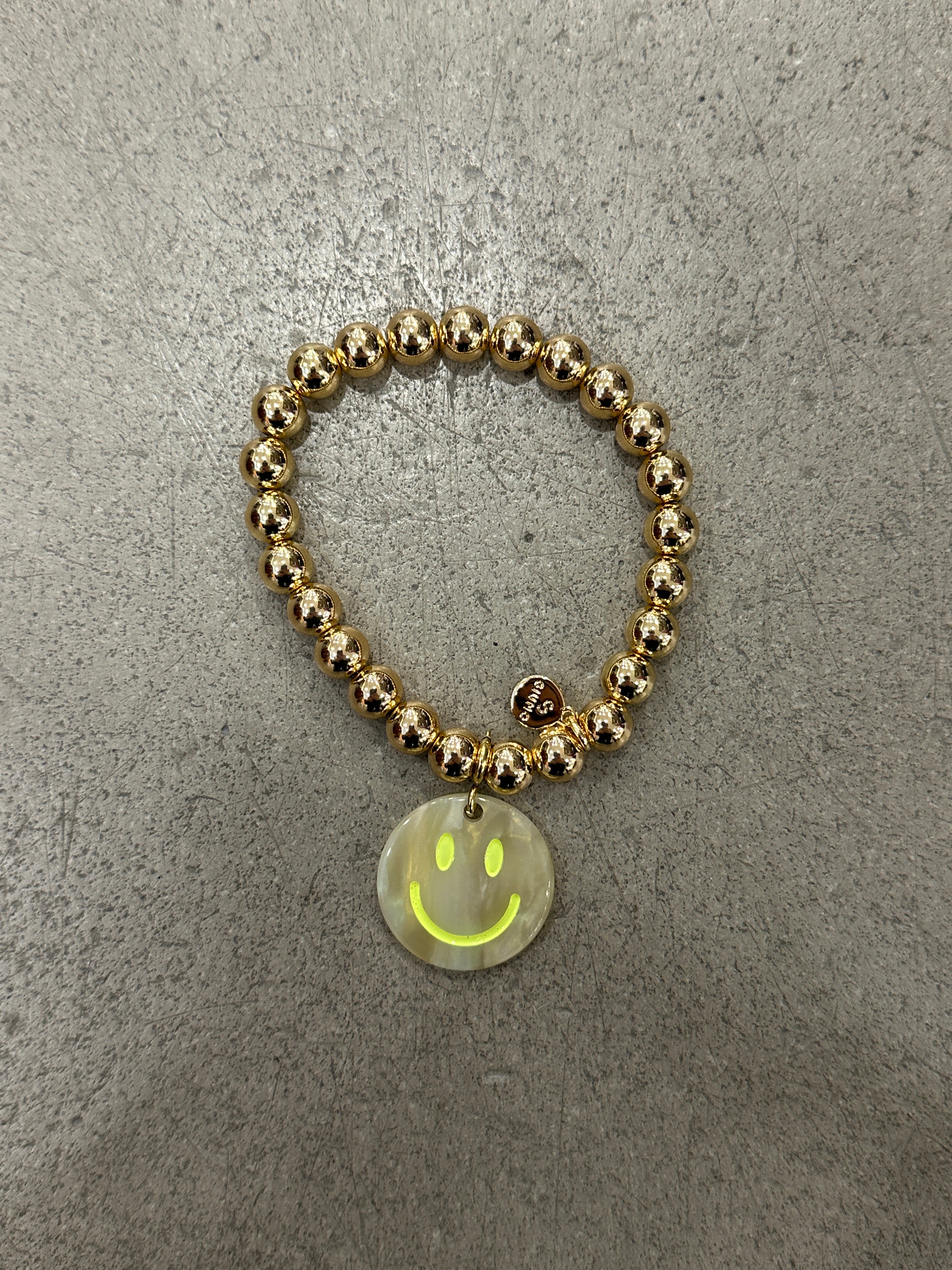 Armband Smiley Gold